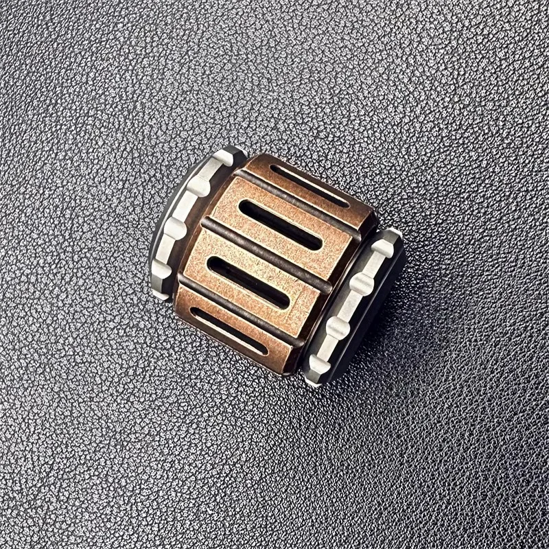 1 Piece Titanium Alloy and Copper EDC Pendant Bead DIY Pendant EDC Tool Accessories