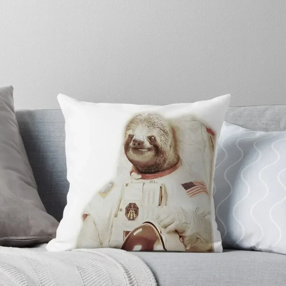 

Astronaut Sloth Throw Pillow Pillow Cases Decorative Luxury Sofa Cushions pillow