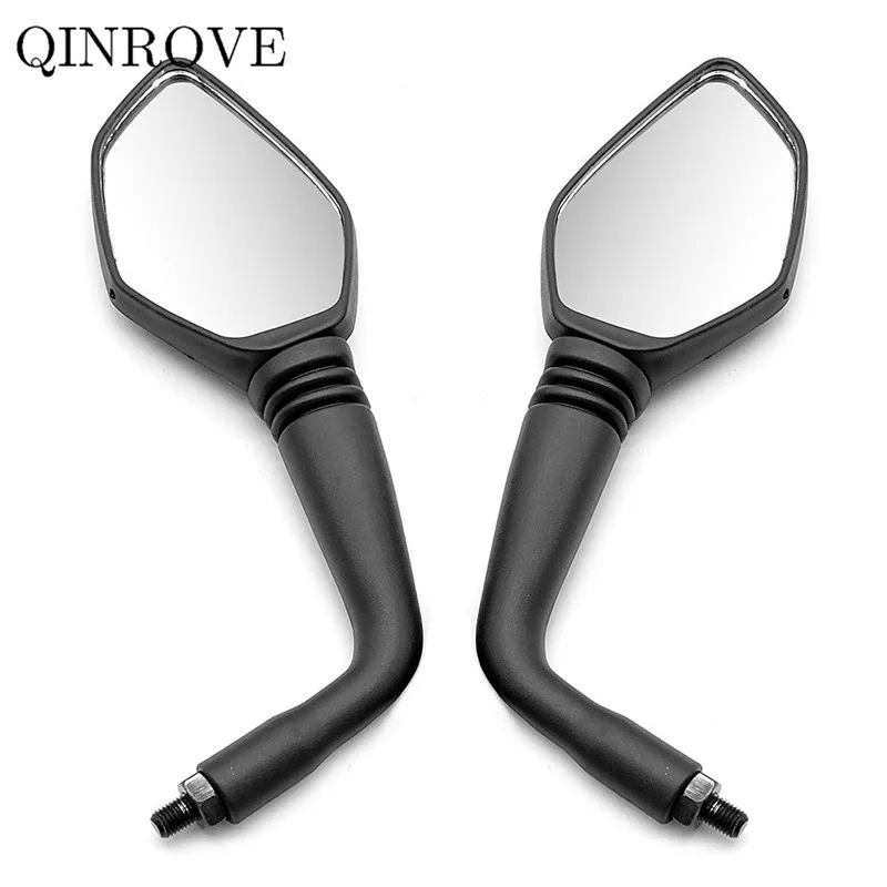 

Заднее зеркало мотоцикла 10 мм, скутер, уличный велосипед, черное боковое зеркало из АБС-пластика для KTM Duke 390 690 125 200 790 RC 390 RC 200 EXC 300
