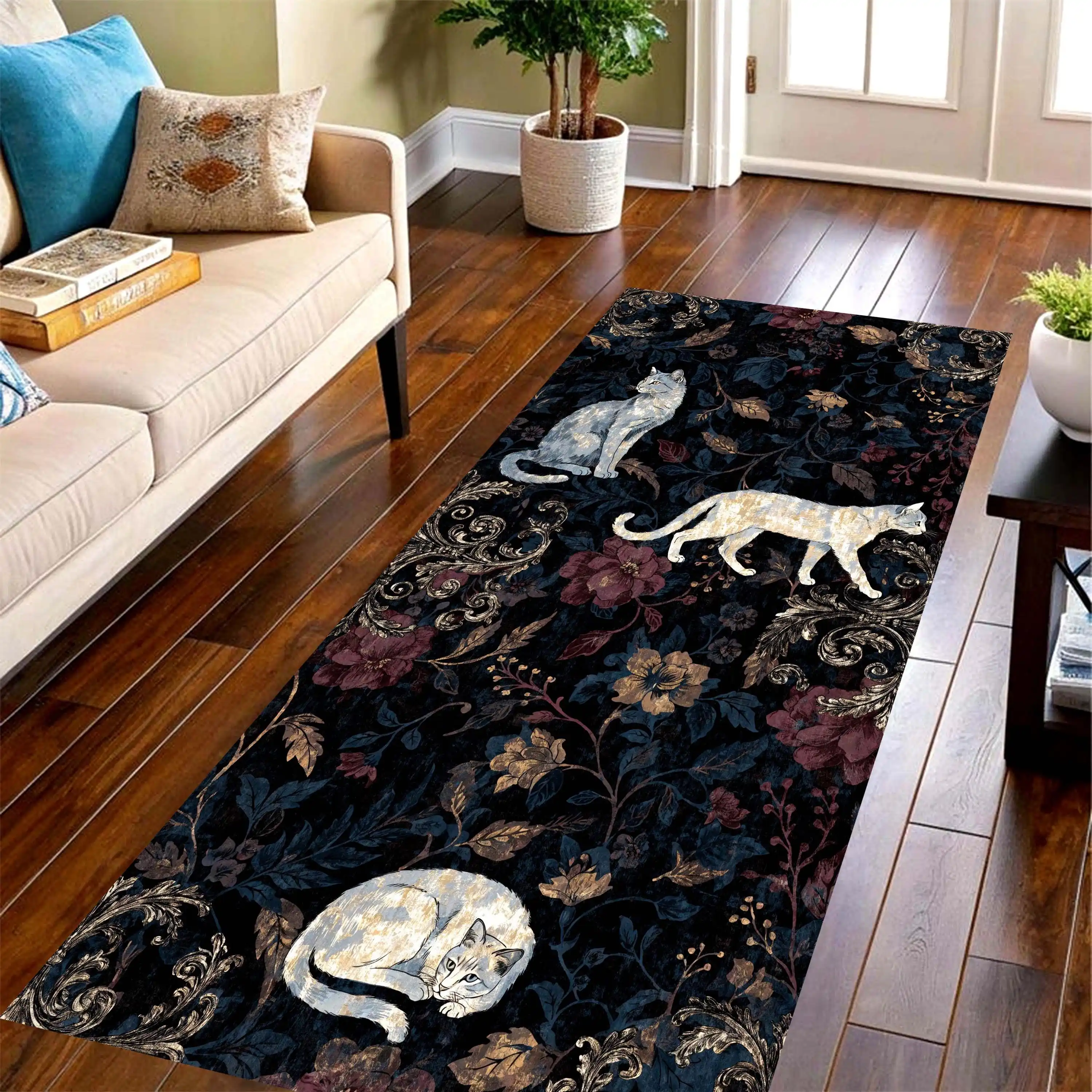 Vintage Multi Cat Long Runner  - Commercial Printing House ulasan dan harga