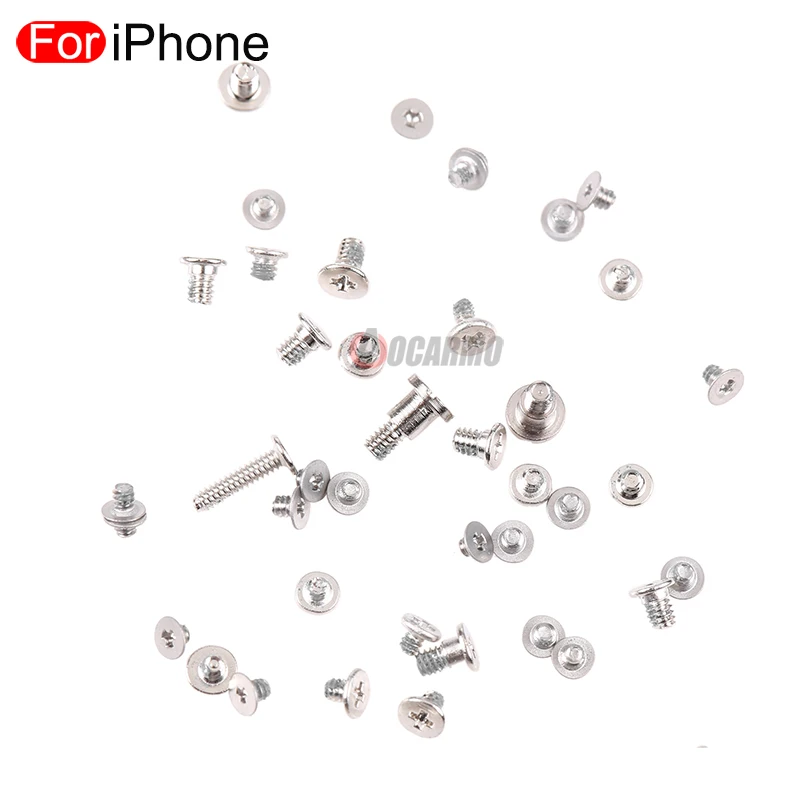 Aocarmo For Apple iPhone 14 Plus Pro Max Series Full Complete Set Screw Motherboard Frame With Bottom Bolt Replacement Parts