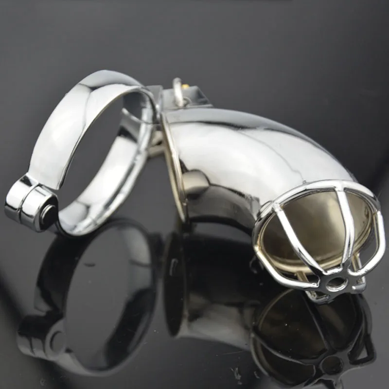 Metal Cock Sleeve Chastity Cage Penis Lock Bdsm Bondage Sex Toys For Men Cbt Adult Cock Cage Male Chastity Device CB6000 view 2