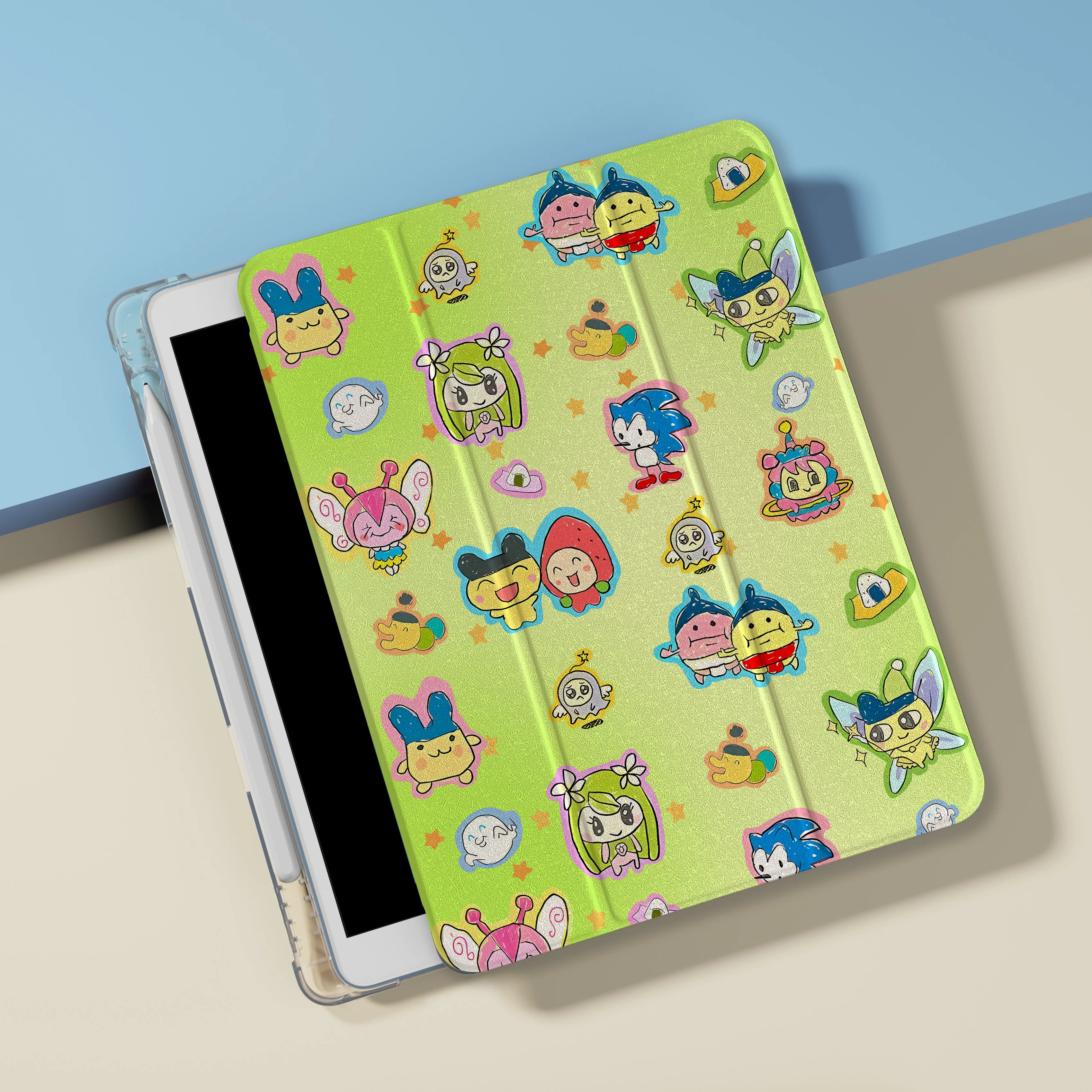 

Для iPad Air 2025 Pro 11 дюймов 2024 iPad 10th Cover 10.9 Air3 10.5 Air 5 4 7 8 10.2 9.7 дюймов Mini 6 5 4 милый мультяшный чехол для планшета