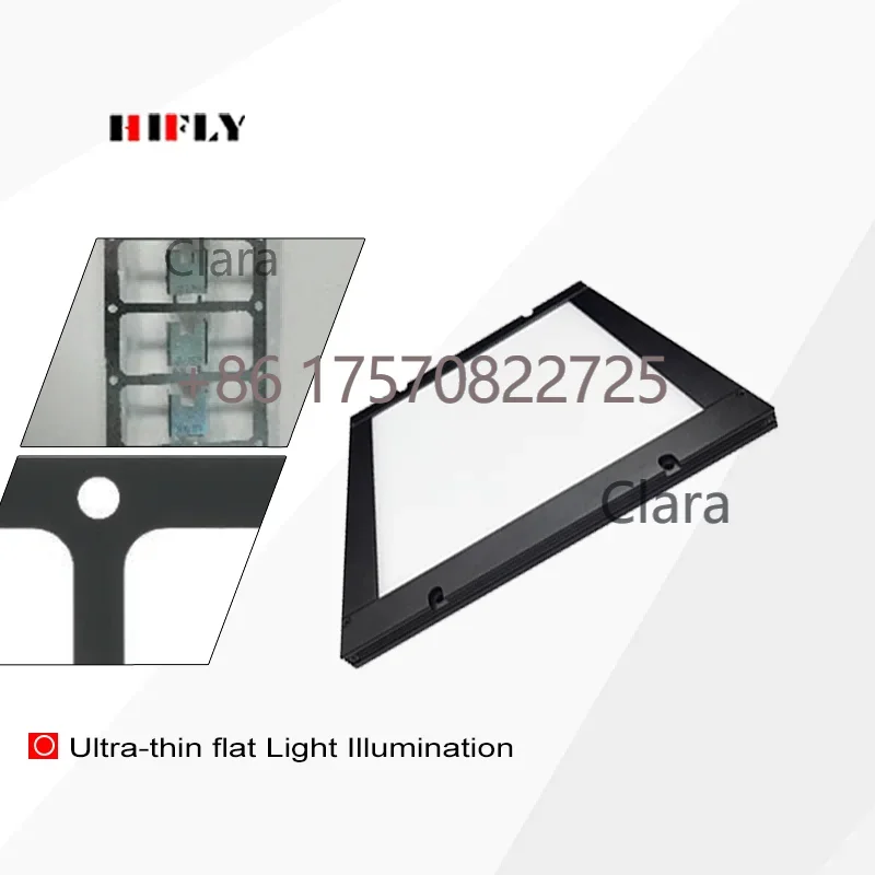 HIFLY 300*300 Ultrathin diffuse flat   hine vision back light illumination for automated pcb inspection