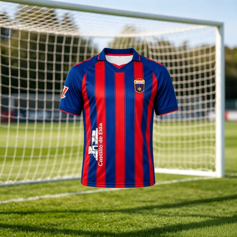2026/27 Spanien Sport Herren Fußball Schnelltrocknendes Atmungsaktives Dehnbares T-Shirt CD Eldense Unisex Match-Trainings-Trikot Familien- und Kinder-T-Shirts – Detail 1