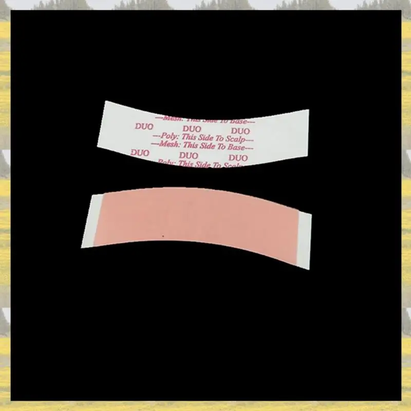 

Hot Sale 180Pcs/Lot Duo-Tac Super Strong Hair Wig Tape Double Adhesive Extension Strips Waterproof For Toupee Lace Wigs Film C