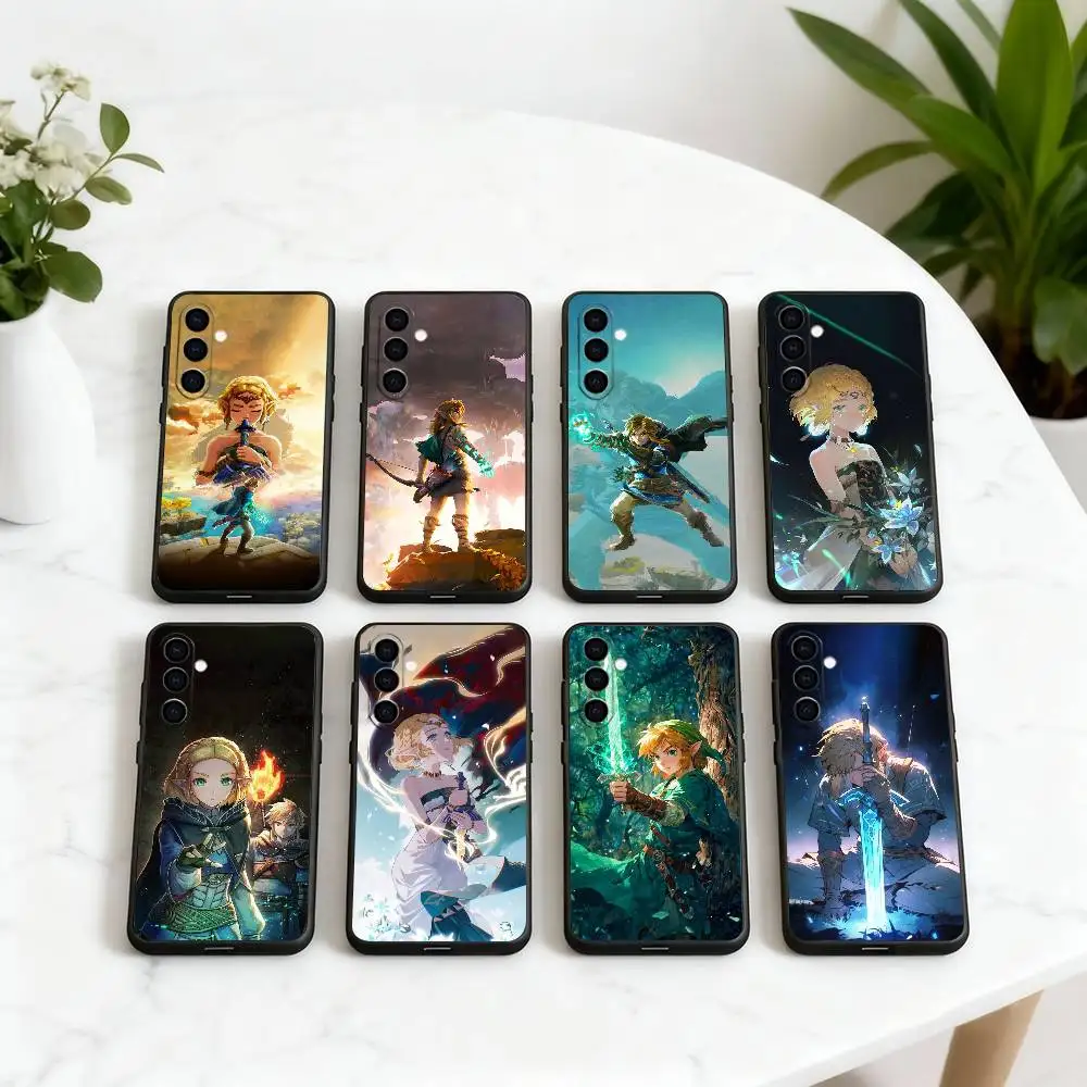 

TOTK T-Tears of the K-Kingdom Phone Case For Samsung Galaxy A73,A72,A71,A70,A53,A52,A51,Soft Silicone Black Cover