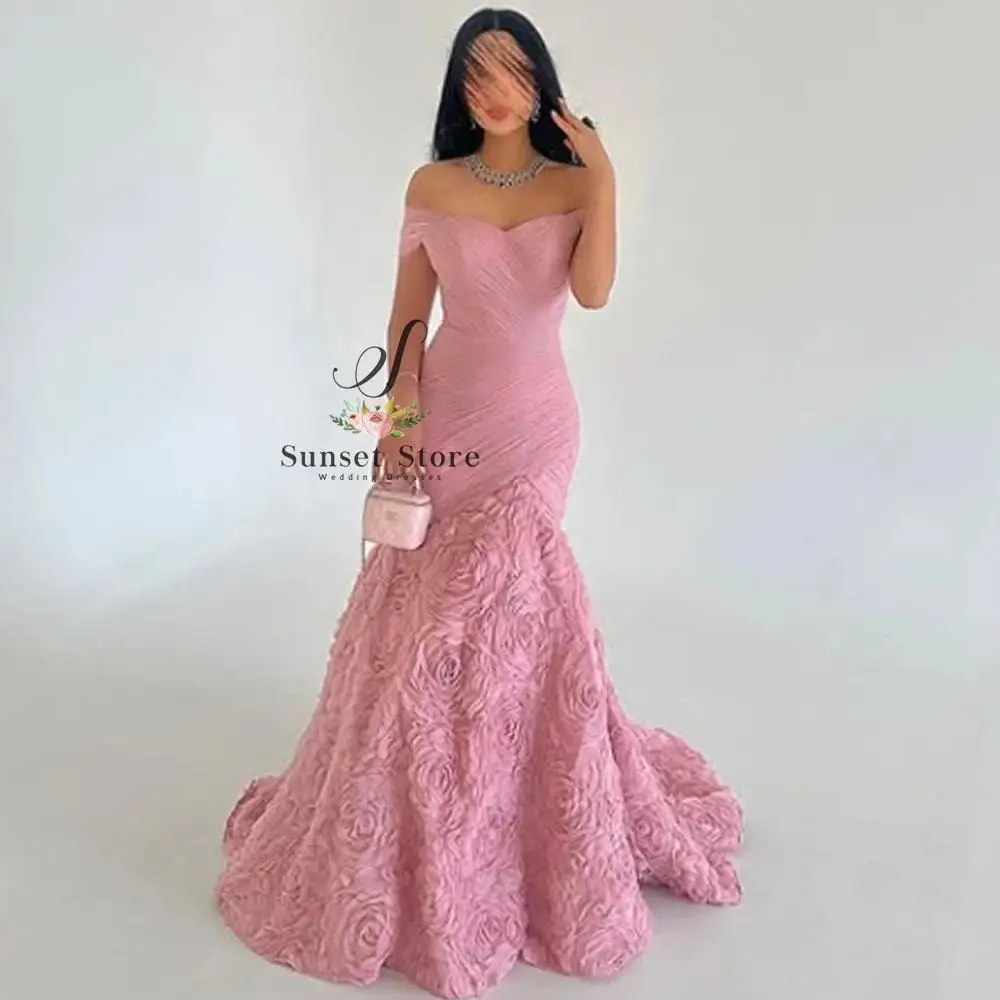 

Индивидуальное качество Изысканный классический трикотаж со складками Цветочный бал ручной работы Длинные платья с открытыми плечами Одинаковые платья для выпускного вечера