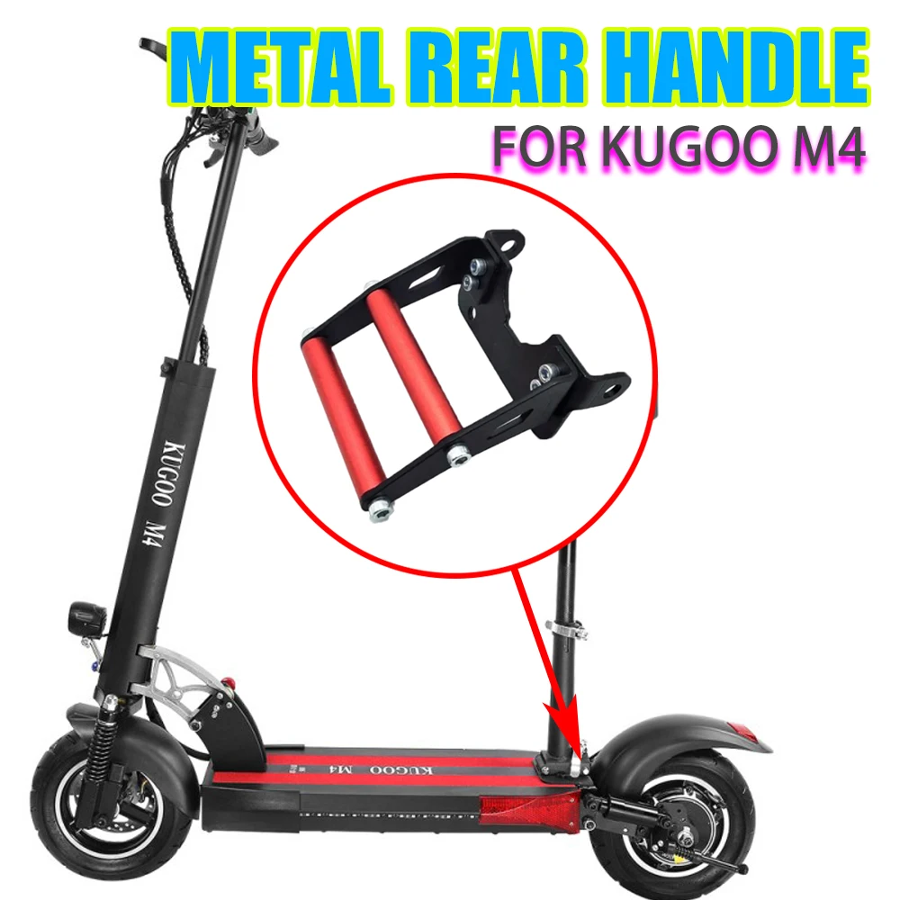Universal Metal Handle Rear handle Rear wing bracket Retrofit Handle Specialized Accessories For Kugoo M4 Electric scooter