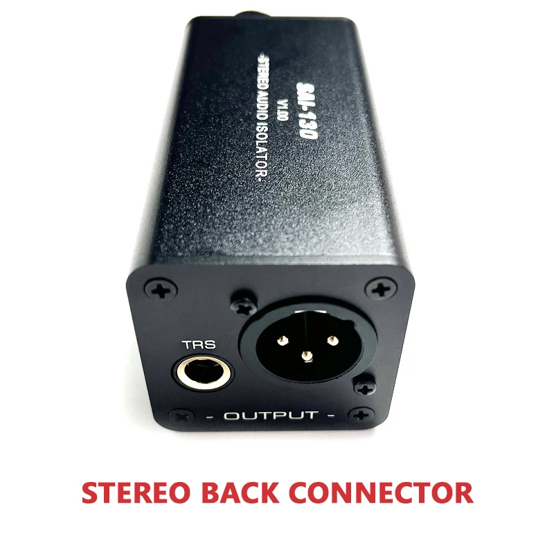 Audio Isolator Noise Reduction Di Ground Box 6.5 Turn Cannon Mouth Electric Guitar Sound Card Performance Elimination Noise