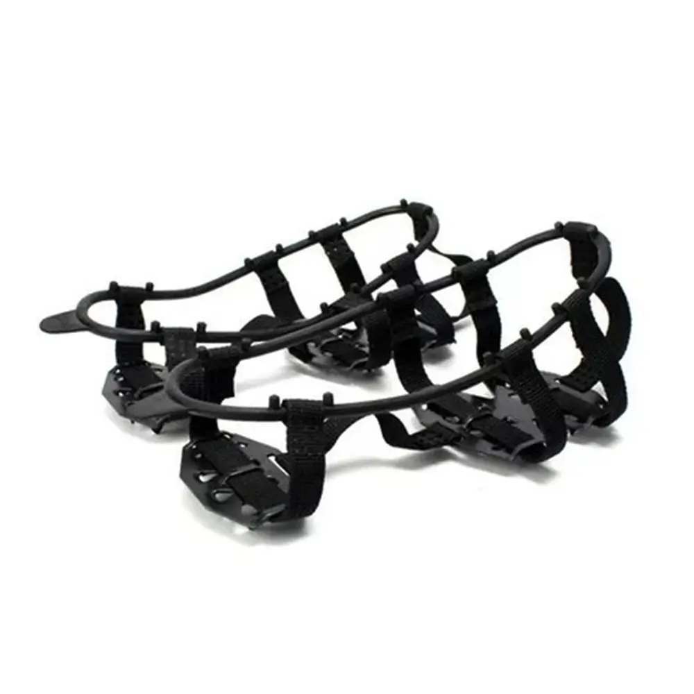 

Outdoor Crampons Anti-Slip Snow Claws Shoes Spikes Shoes Cover 24 Teeth Ice Gripper
