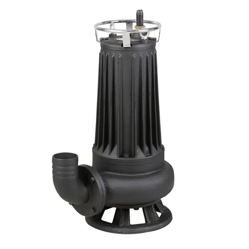 Dewatering 0.75kw 1hp Submersible Sewage Grinder Cutter Water Pump for Agriculture Irrigation Wastewater Treatment