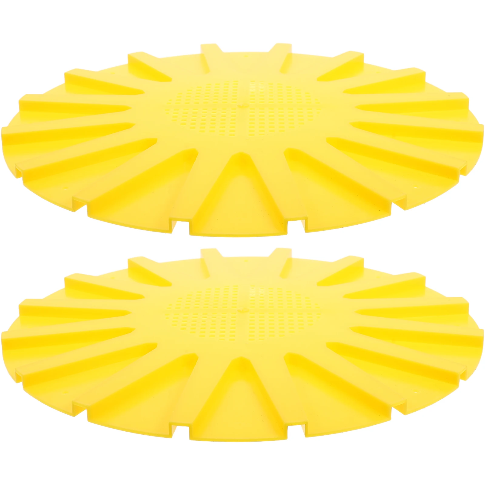 

16 Way Bee Escapes Disc Yellow ABS Plastic Escape Tray Hive Colony Transferring Beekeeping Tool Equipment Gardening Supplies