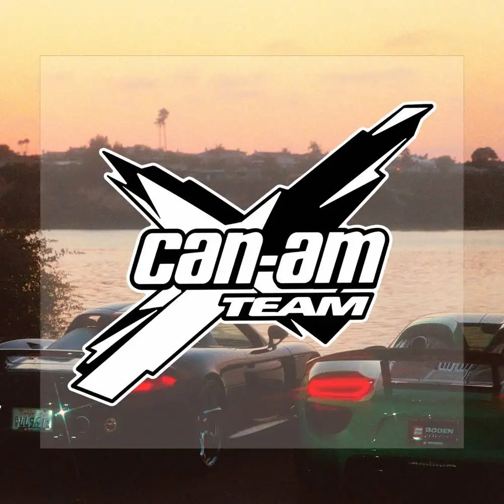 Can Am Teams 16cm Creative Sticker Decals For Motorcycle Car Laptop Phone Case Helmet Travel Accessories