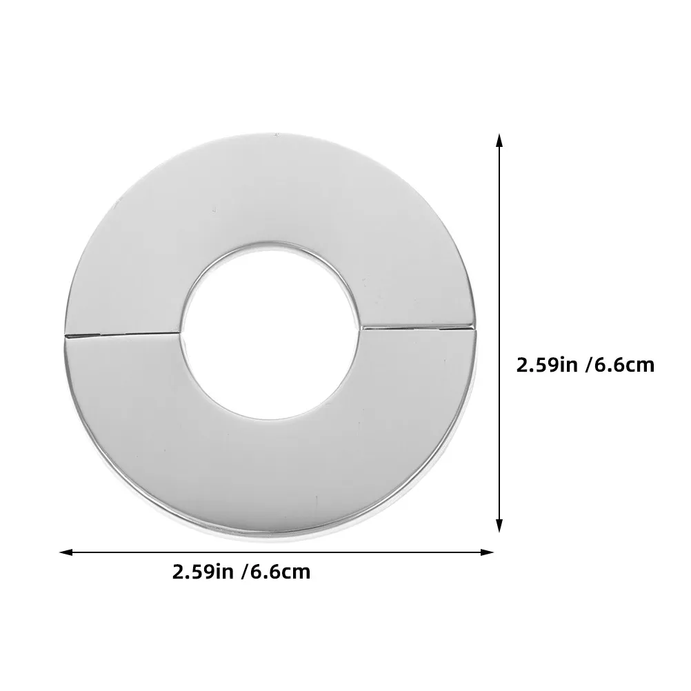 Stainless Steel Pipe Cover Round Wall Flange Escutcheon for Faucet Shower Toilet Water Line Bathroom