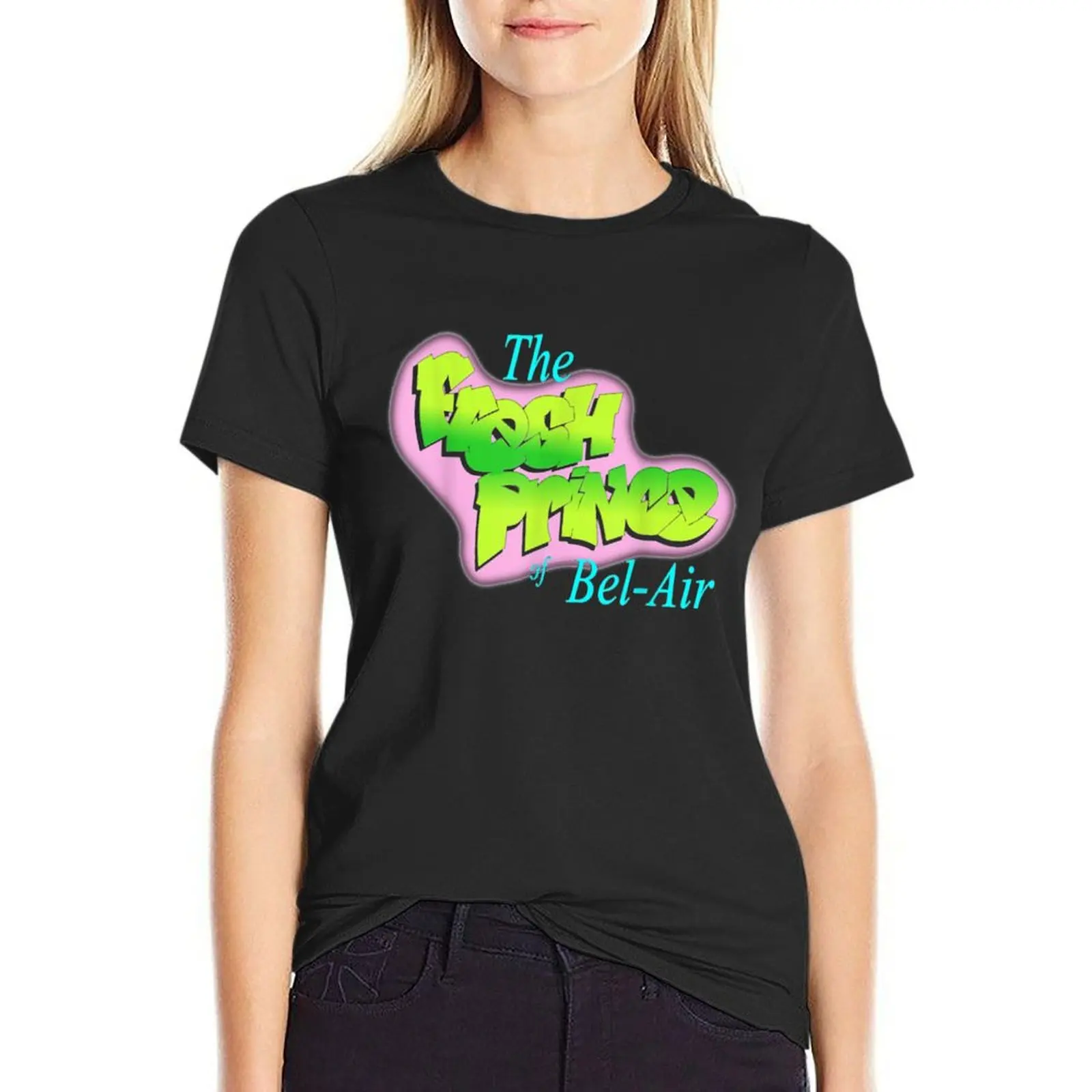 

The-Fresh-Prince T-Shirt summer top quick-drying workout shirts for Women