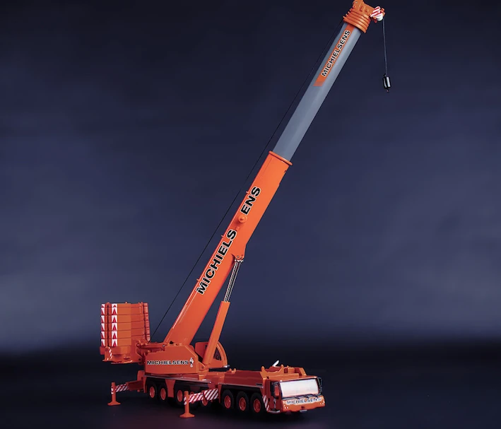 Collectible IMC 1:87 Scale LTM 1450-8.1 Mobile Crane Michielse Construction Engineering Machinery Diecast Toy Model Gift 32-0145