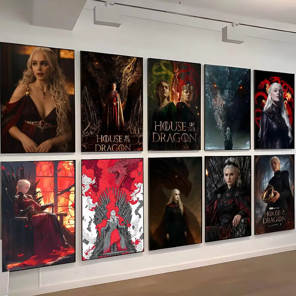 Gift Frameless Poster Personalized Gift For Lovers Customizable Home Decor Dragon Mom Game Of Thrones