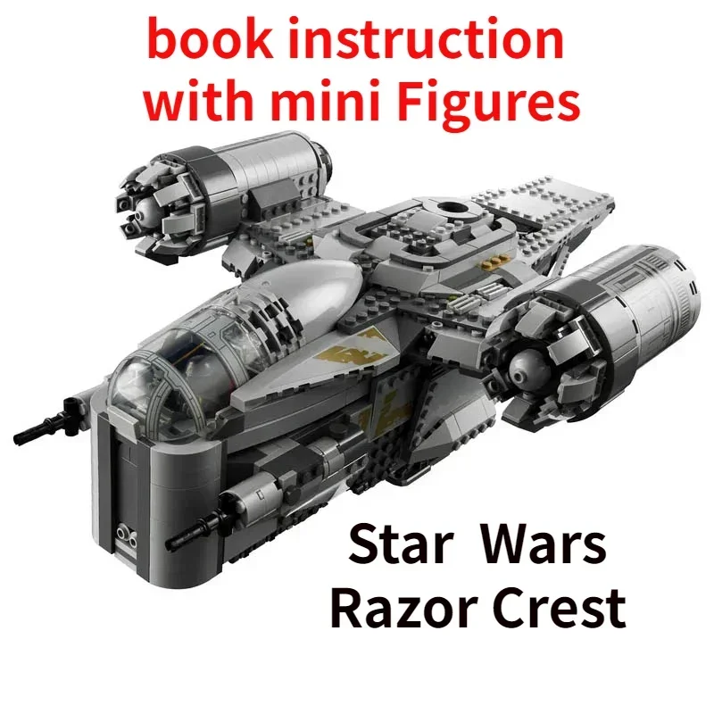 

Razor Fighter Crest Spaceship Compatible 75292 1023PCS Space Ship Building Blocks Gifts Toys for Children Gift