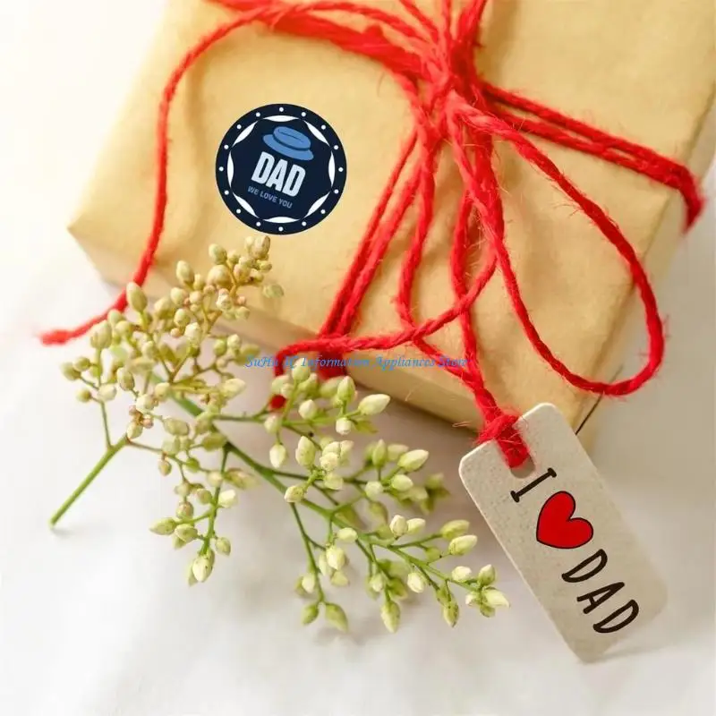 

Love You Dad Decal Decorative Sticker Happy Father's Day Sticker for Party