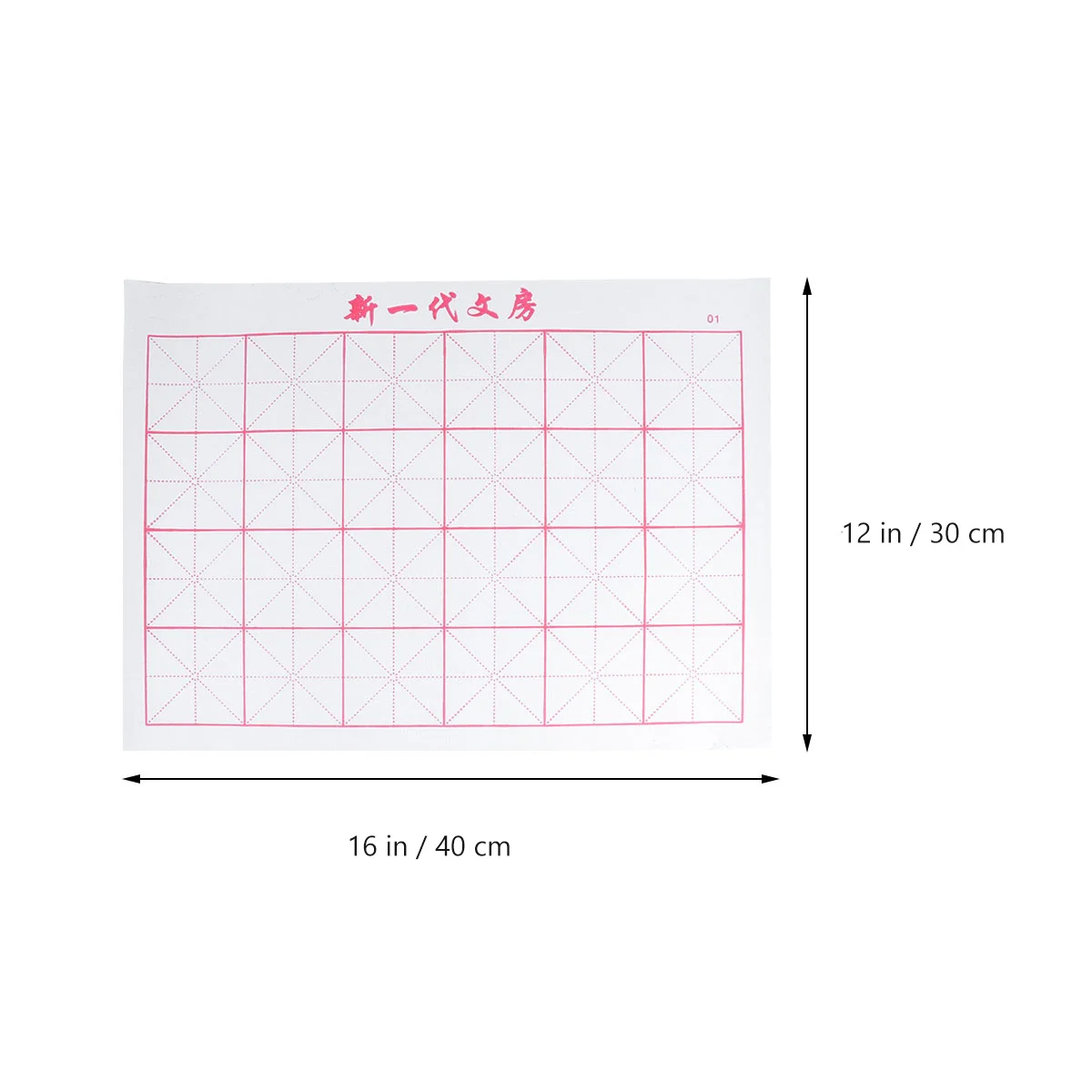 6 stks/set Water Schrijven Doek Herbruikbare Gerasterde Stof Mat Voor Chinese Kalligrafie Oefenen Borstel Schilderen Art Supplies