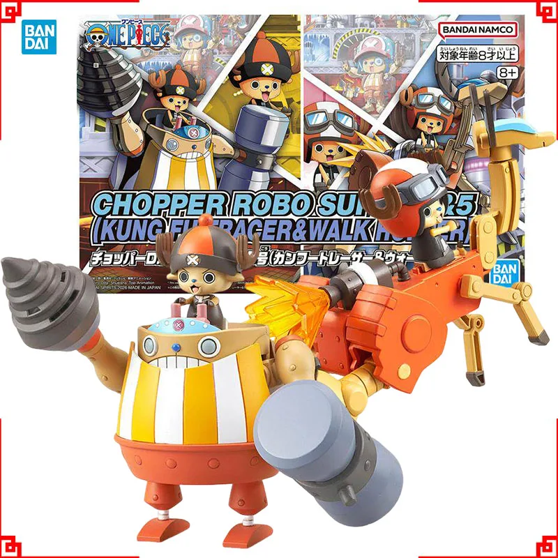 

Коллекционная фигурка Bandai ONE PIECE: Чоппер Робо Супер 4.5, Тяжелый Кунг-Фу Трейсер, Уок Хоппер. Аниме-фигурки, игрушки, подарок для мальчиков.