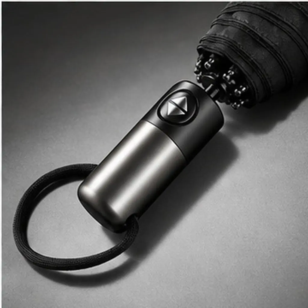 Compact Automatic Open Close Windproof Folding Umbrella for Men and Women Strong Frame Easy One-Touch Operation 210T Ptfe Fabric