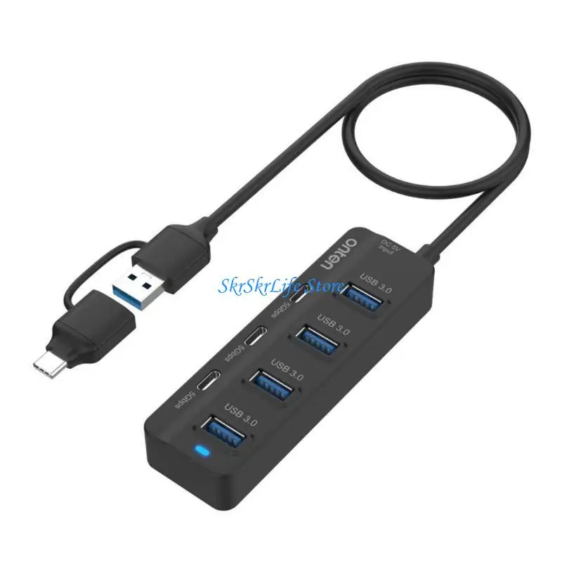 

E65E 7-в-2 USB-концентратор для ноутбуков с USB для нескольких устройств