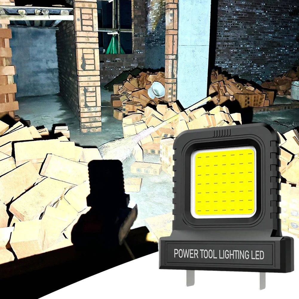 LED Camping Lantern 14W Mini Pocket Work Light with 2 Mode Lighting Long-Lasting Strong Light Super Bright Spotlight for Fishing