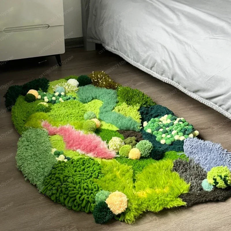 

(Только материнская упаковка, необработанный продукт) Зеленое поле Моховое поле Креативная упаковка ручной работы своими руками из материалов ручной работы