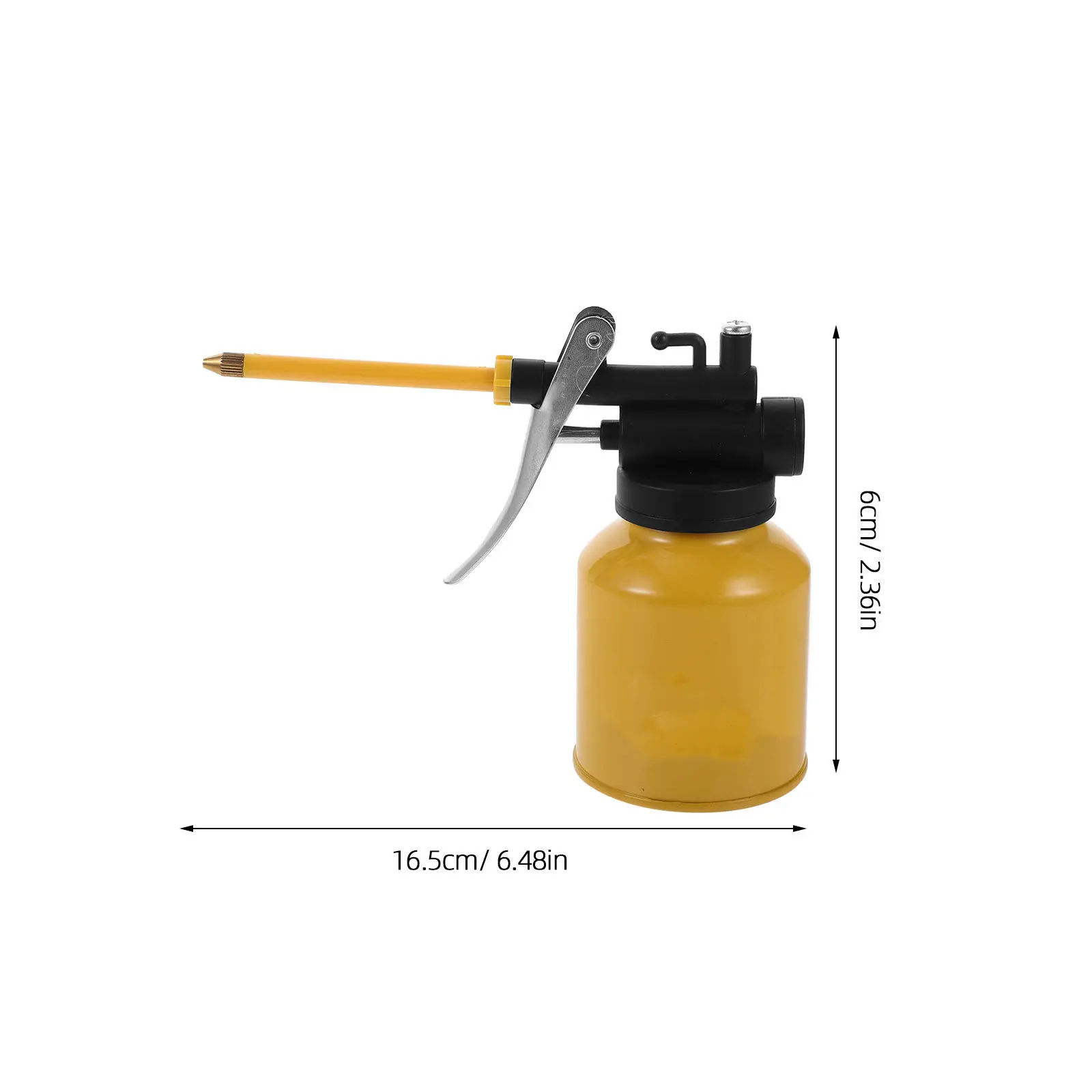 2Pcs High Pressure Oil Can Aluminum Alloy Oiler Lightweight Sturdy Pump for Equipment Maintenance High Pressure Oil Can