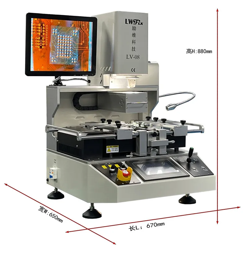 Automated PCB Assembly SMD BGA Rework Station for Chip Soldering