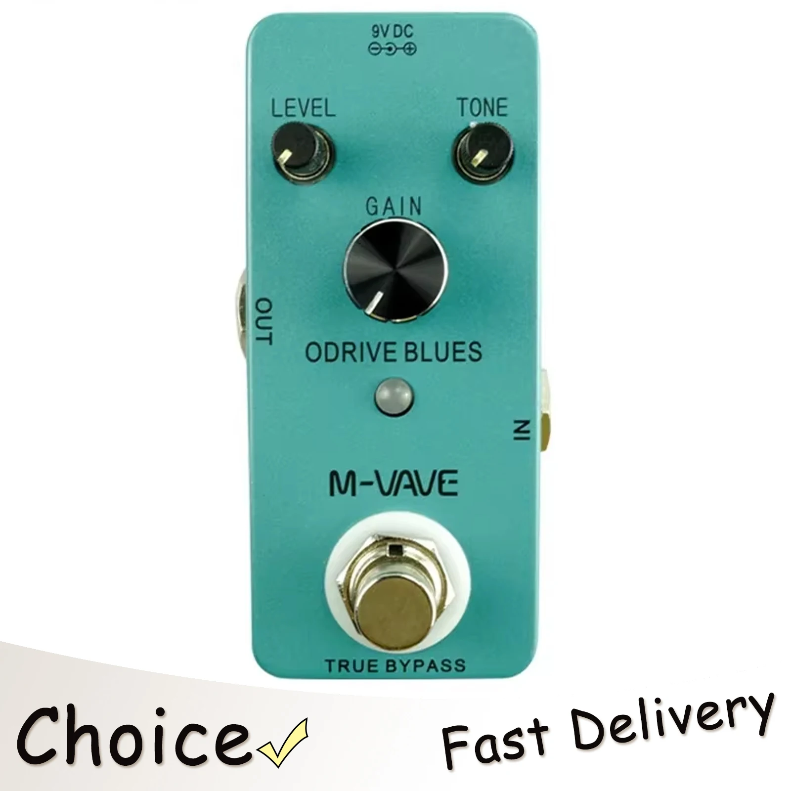 

Эффект-педаль M-VAVE Overdrive Blues для электрогитары: лупы, дилэй, овердрайв, реверберация, True Bypass. Запчасти для гитар.