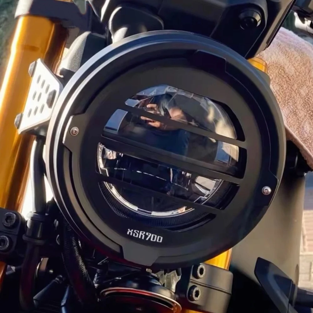 

Для Yamaha XSR700 XSR700 XSR900 XSR 900 2022 2023 2024 2025 2026 Аксессуары для мотоциклов Защитная решетка для фар Защитная крышка