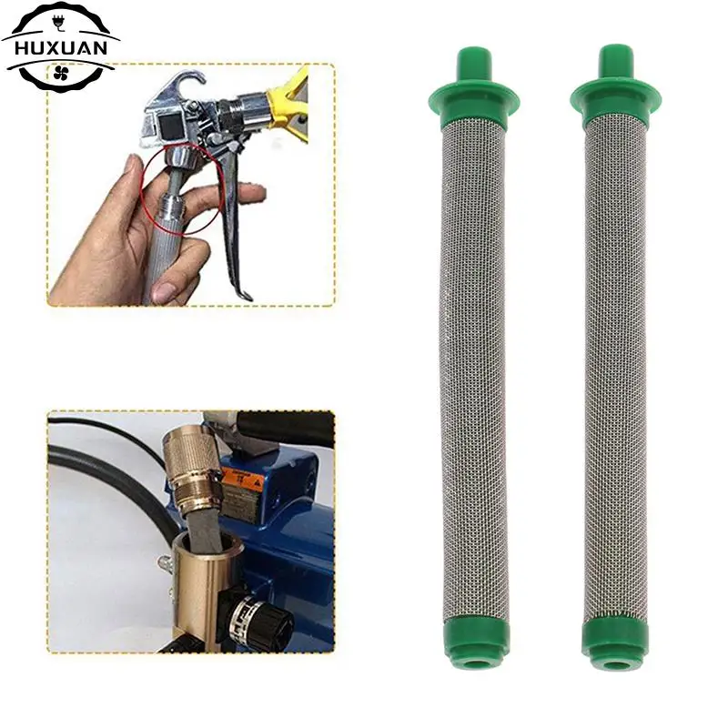 2Pcs Airless Pistool Filter 60 Mesh Spuitpistool Filters 304 Rvs Power Tools Machine Accessoires