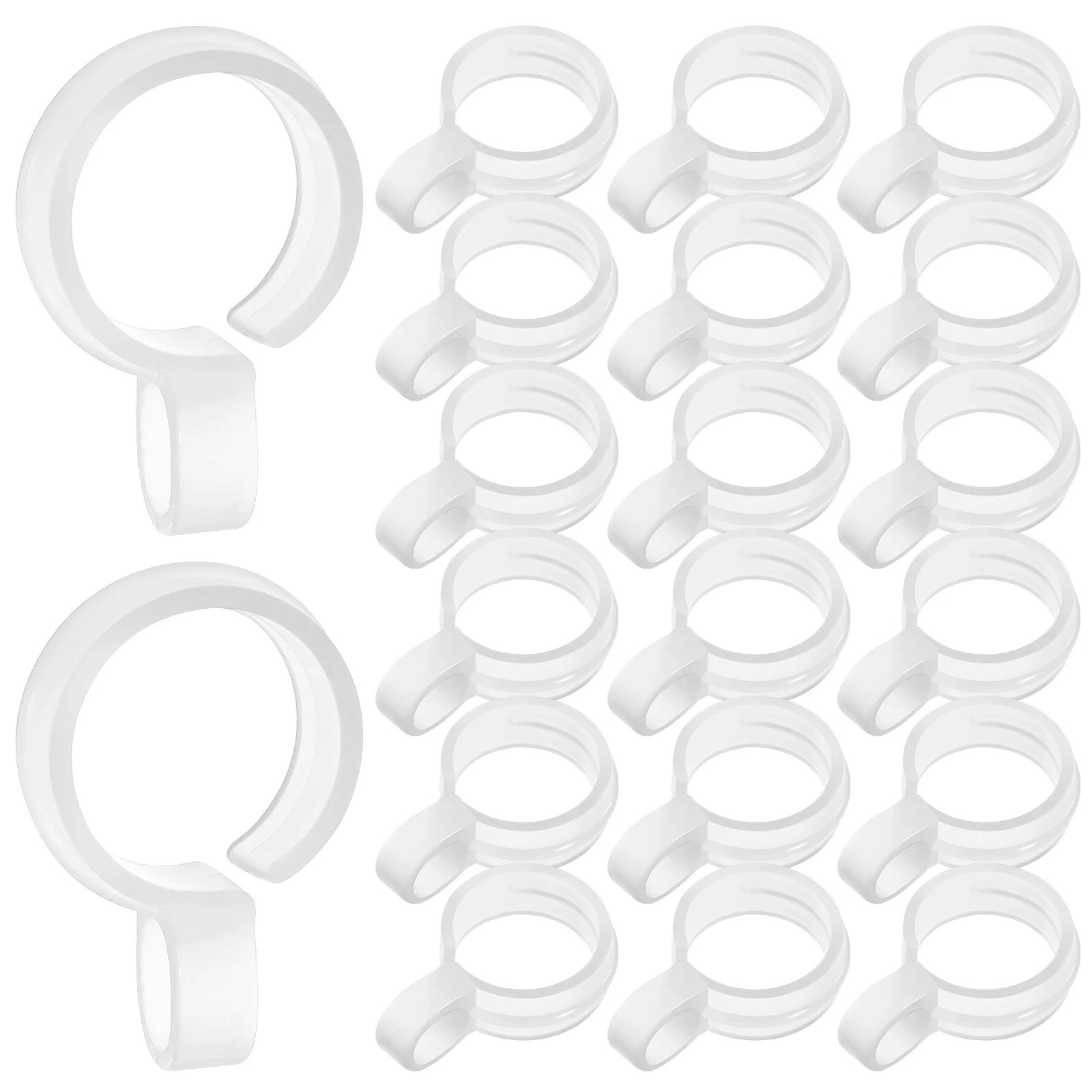 

24 pcs Windproof Hooks Clothes Drying Clips Hanger Buckle Laundry Hook Non Slip Strong Material Wide Applicability