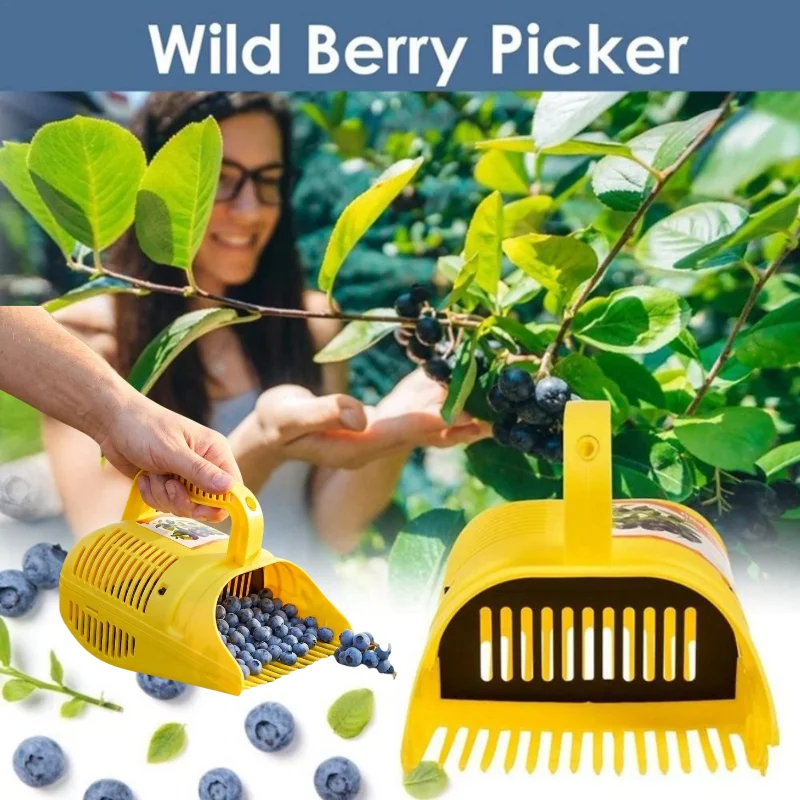 1/2/3/5pcs Easy-Grip Blueberry Picker Tool With Comb Teeth Labor Saving Efficient Blueberry Picking Tool Large Capacity