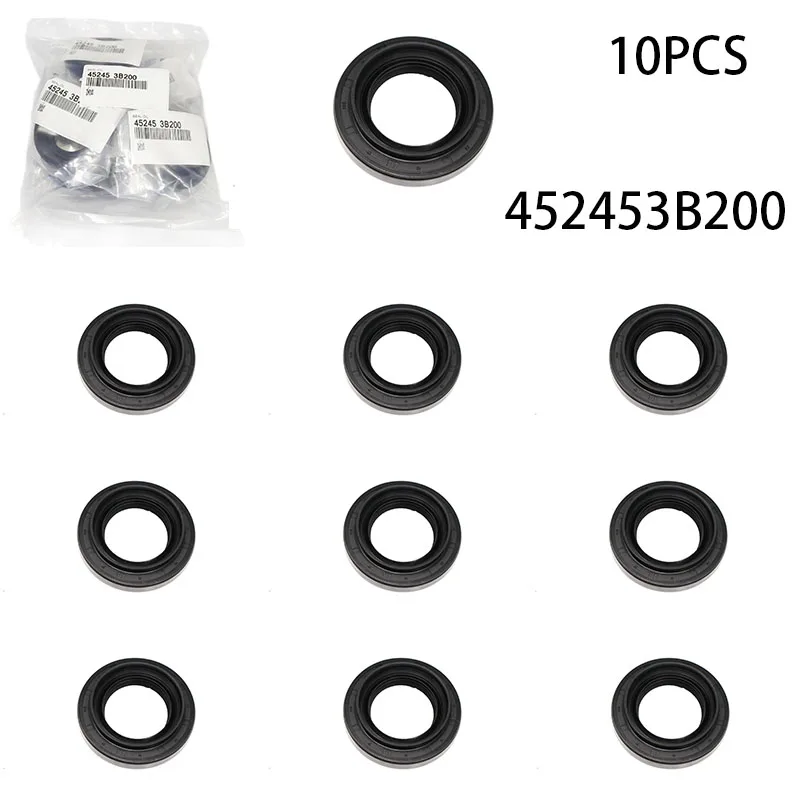 

10 шт. сальник 452453B200 для Hyundai Palisade 20 Santa Fe 10-20 Sonata 11-20 Azera 11-17 Veloster 13-15