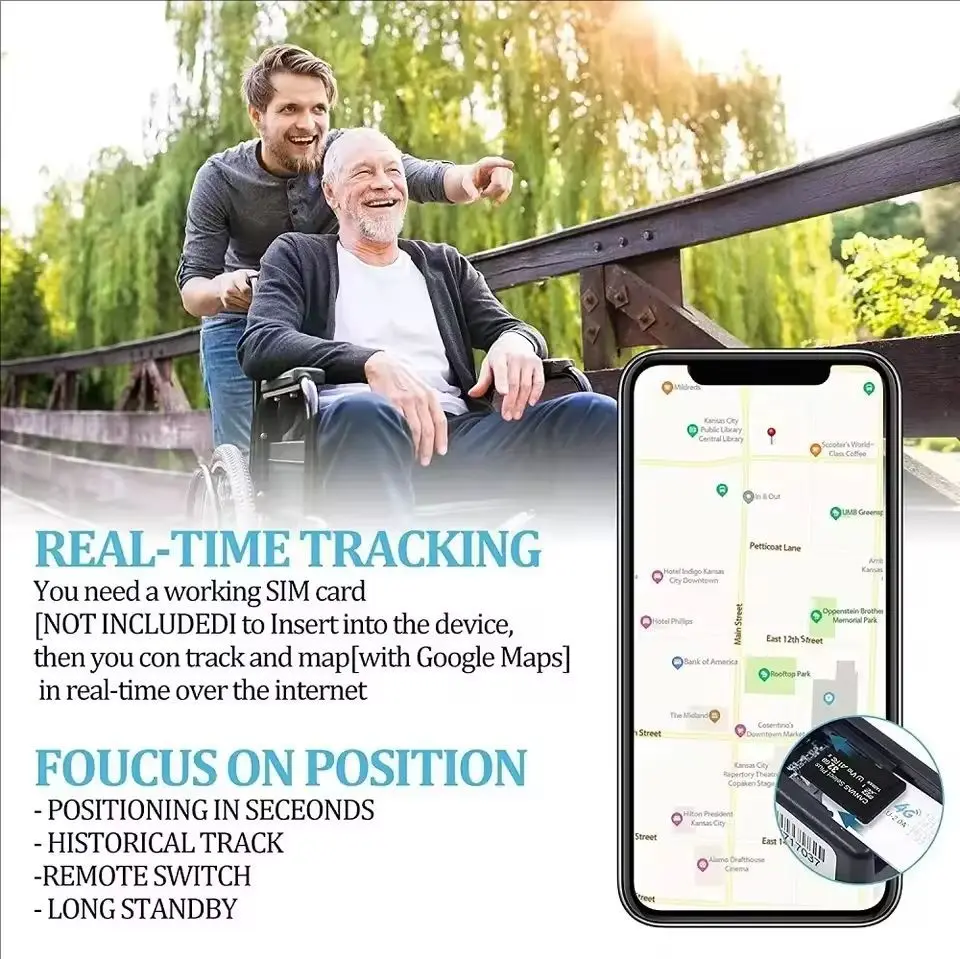 Motorcycle Car Gps Tracker Gf07 Mini Tracking Locator Magnetic Vehicle Tracker Locator for Pets Child Elderly Gps Position App