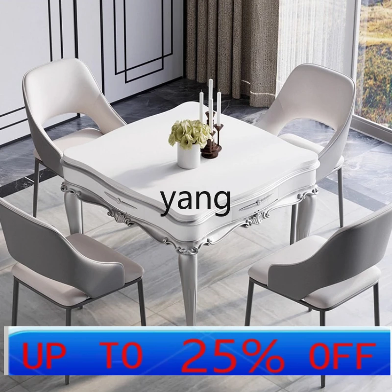 

LMM mahjong machine, automatic household silent mahjong table and dining table dual-purpose all-in-one machine