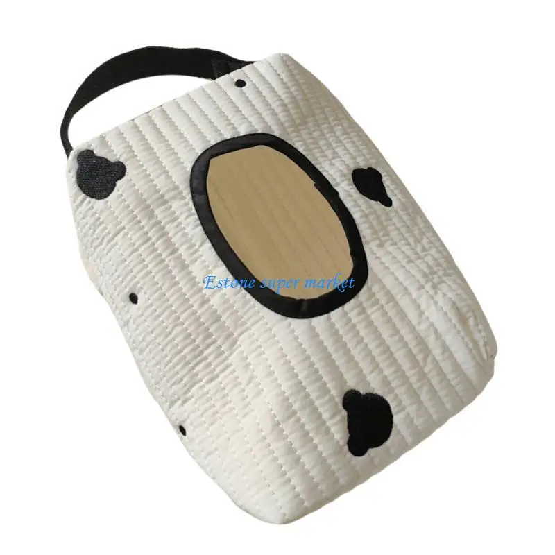 090B Portable Tissue Organiser Case Dispenser Bag with Lanyard for Newborns Toddlers