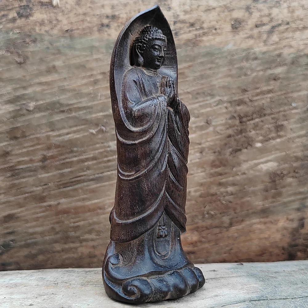 Estátua de Buda Zen em Madeira - Home Decor Zen Style avaliação e preço