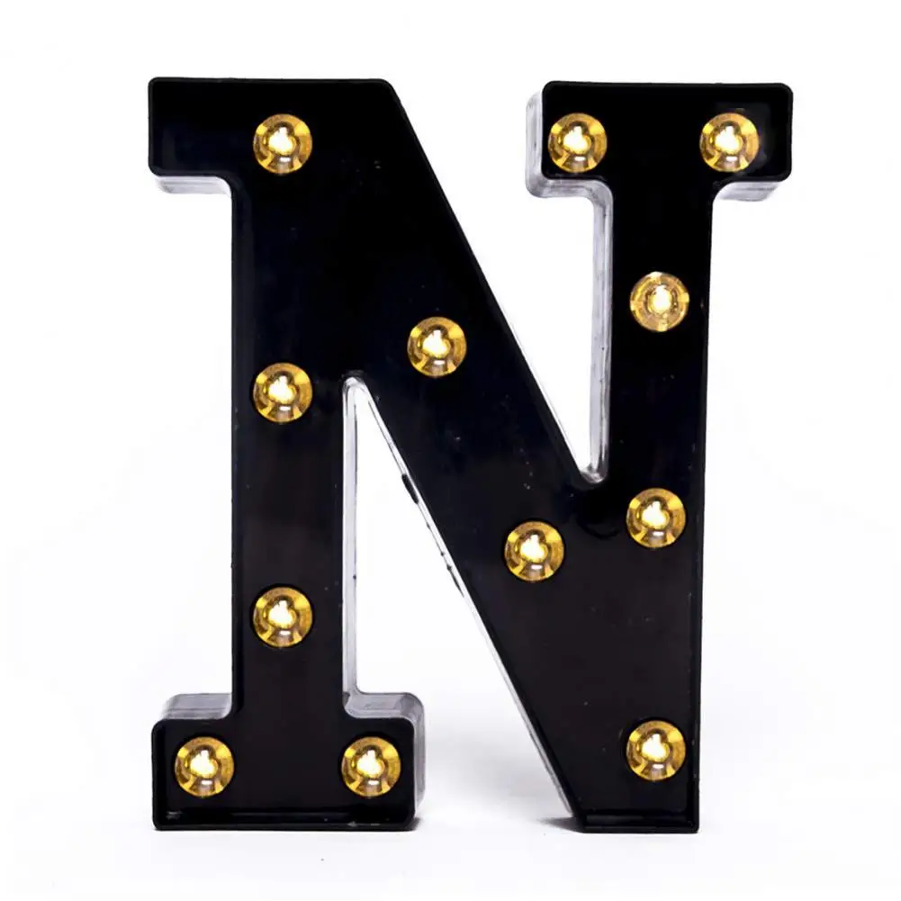 

Indoor Outdoor Letter Light Wedding Wreath Light Versatile Led Alphabet Number Lights Waterproof Battery Powered for Weddings