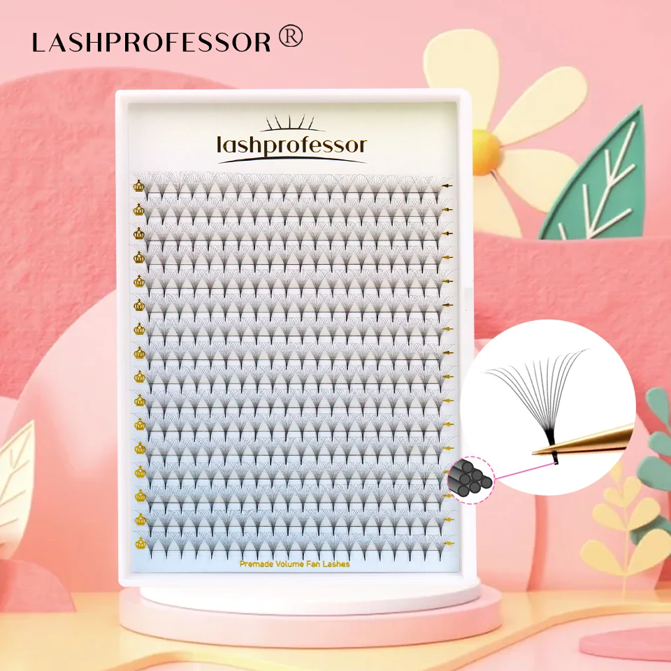 

Lashprofessor 320Fans Premade Volume Fans 8D Pointy Base Russian Volume Fans Lashes Professional Eyelash Extension Makeup Cilios