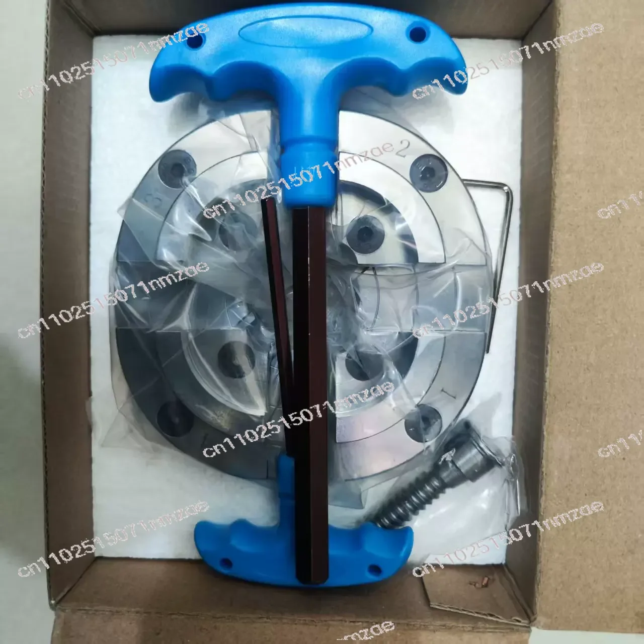 4/5 Inch Self-Centering Four Jaw Chuck, Umbrella Tooth Linkage Lathe Chuck for Woodworking Rotary Lathe