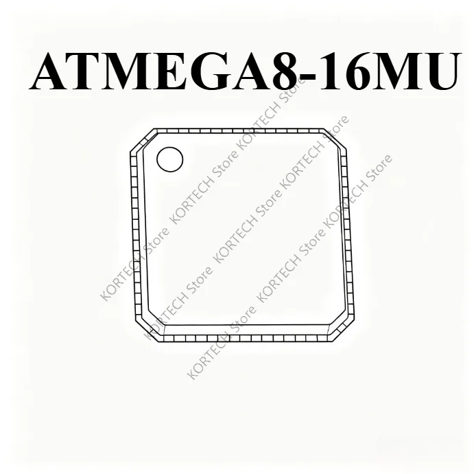 5PCS/Lot Original brand new  ATMEGA8-16MU ATMEGA TMEGA8-16MU QFN-32 Integrated chip For microcontroller
