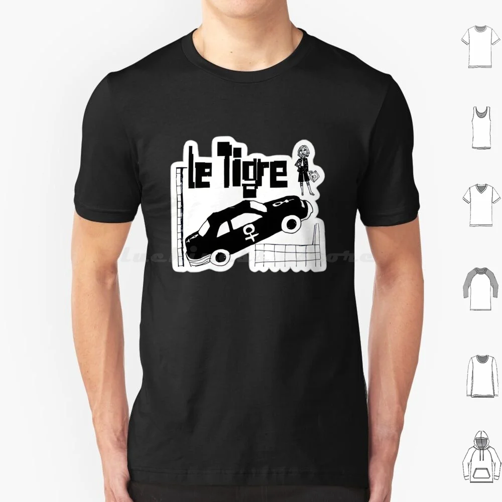 Camiseta con diseño de Le Tigre, talla grande, 100% algodón, Bikini Le Tigre Kill Katleen Hannah Riot Grrrl feminista Punk Crust Punk Antifa