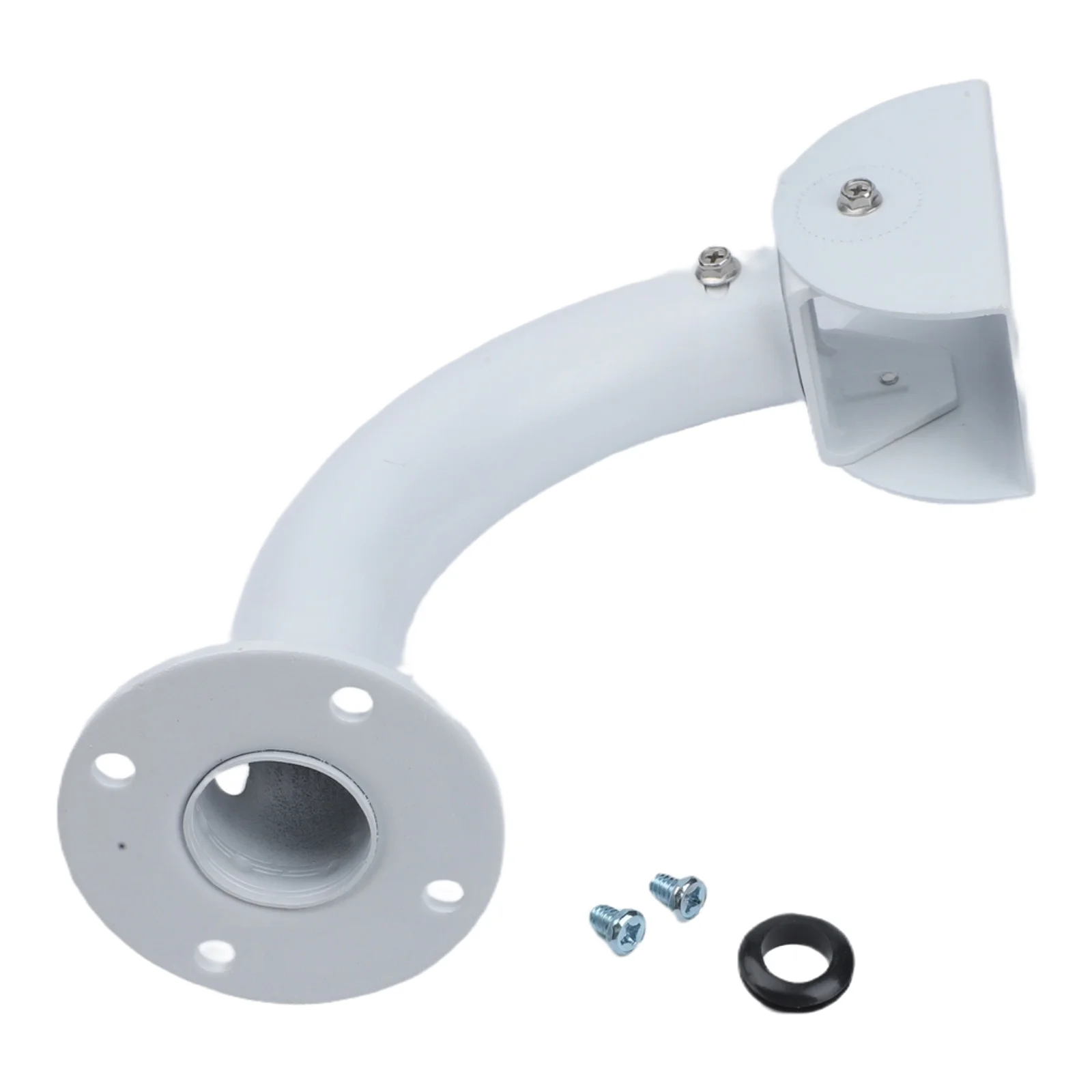 White Aluminum Alloy Wall Mount Holder With 180 Degree Rotation For CCTV IP Dome Security Camera Outdoor Indoor Installation