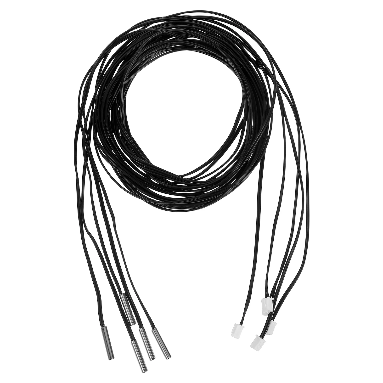 

5Pcs Temperature Sensor Probe Durable Waterproof Digital Temp Sensor Cable Flexible Extension for Water Tank Pipeline Control