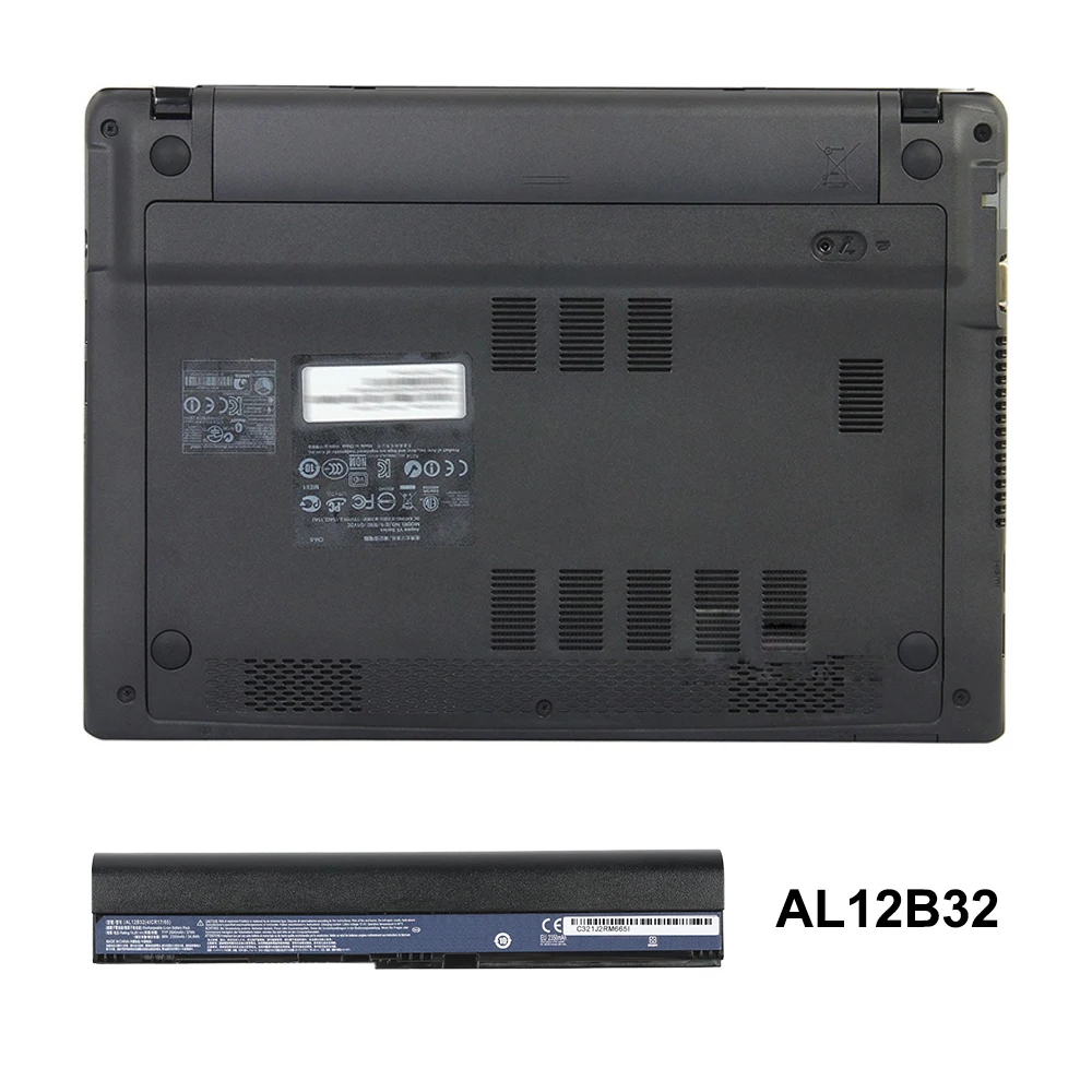 KingSener AL12B32 Laptop Battery For Acer Aspire One 725 756 V5-171 B113 B113M AL12X32 AL12A31 AL12B31 AL12B32 14.8V 2500mAh